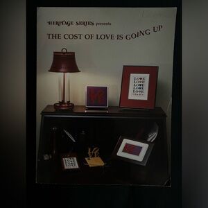 🌷Vintage Heritage Series USPS Love Stamp Counted Cross Stitch Leaflet